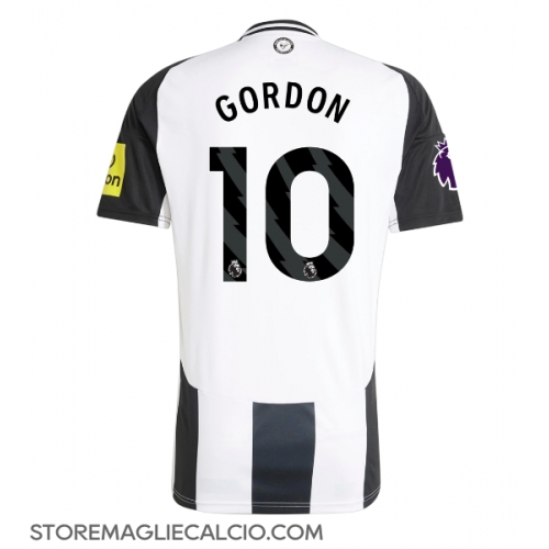 Newcastle United Anthony Gordon #10 Maglia Gara Casa Repliche 2024-25 Maniche Corte Newcastle United Anthony Gordon #10 Maglia Gara Casa Repliche 2024-25 Maniche Corte